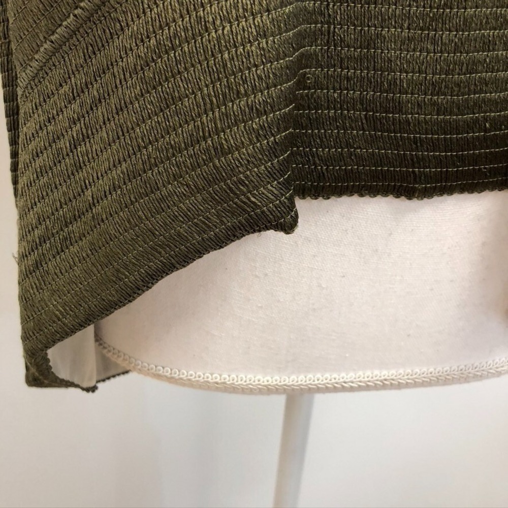Tom Ford Olive Green Knit Top- Women - Picture 2 of 16